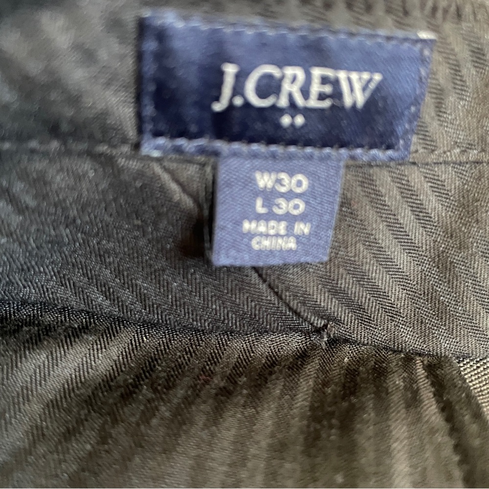 J.Crew Mens Thompson Slim Fit Suit Worsted Wool Gray jacket 36S pant 30 waist - Picture 14 of 17